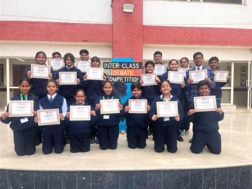  Inter -class Debate Competition